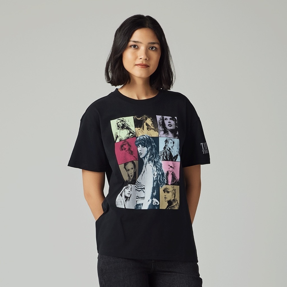 TAYLOR SWIFT Official Licensed THE ERAS TOUR Black T-Shirt Merchandise large